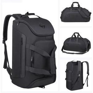 Black Travel Gym <b>Bag</b> <b>Overnight</b> Duffel <b>Bag</b> Large Capacity Sports <b>Overnight</b> Tote With Shoulder Strap - Product Image 4