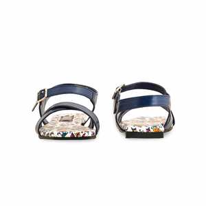 Sandalia de tacón formal azul FR5417 para mujer - Product Image 2