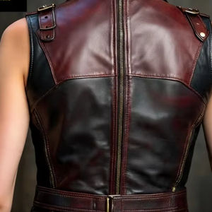 Chaleco de Cuero Genuino Champ King para Mujer, Clásico, Duradero, Elegante y Atemporal - Product Image 1