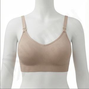 Sujetador de lactancia de realce para mujer de talla grande, Sujetador de lactancia con almohadilla extraíble de maternidad sin costuras, Sujetador de lactancia - Product Image 2