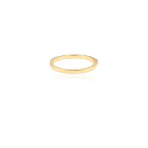 18K Gold Shared Prong Blue Sapphire Wedding Band for Women - Product Image 5