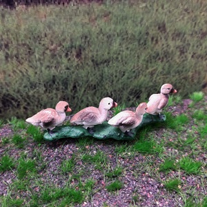 Venta caliente miniatura PVC simulación animales figuras muebles juguetes de patitos y Cisne bebé - Product Image 3