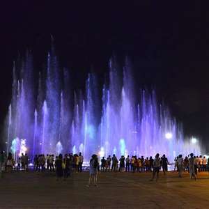 Fontaine de piscine extérieure Horticlub DMX512 en acier inoxydable avec pompe à eau LED et musique dansante à vendre - Product Image 4