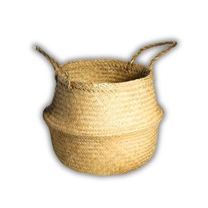 Decorative Handmade SEAGRASS <b>BELLY</b> <b>BASKETS</b> for Plant Pot Cover and Decor, Woven Storage <b>Basket</b> Wholesale Supplier - Product Image 1