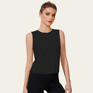 Débardeur de fitness pour femmes, sans manches, en tissu athlétique respirant, confortable, coupe ajustée, pour la salle de sport, l'entraînement, la course à pied, les exercices - Product Image 3