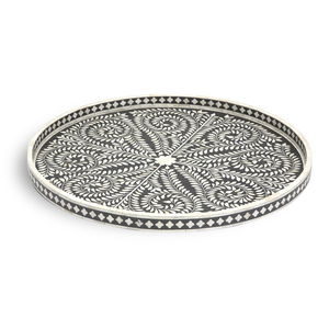 Elegant Simple Bone Inlay <b>Tray</b> Custom Size Home Kitchen Serving <b>Tray</b> Unique Iron Plastic Acrylic Marble Wood Material Food - Product Image 3