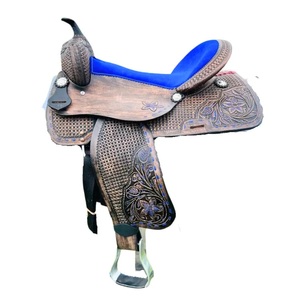 Silla de Montar Western de Cuero Premium para Caballo, Equipo para Ranch, Trail, Barrel Racing, Roping y Pleasure Riding, Venta Directa de Fábrica al Por Mayor - Product Image 1
