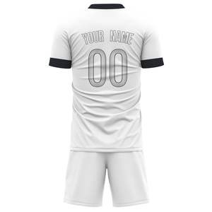 Uniforme de Fútbol Personalizado por Sublimación de Secado Rápido, Camisetas de Fútbol para Hombre, 100% Poliéster, Impermeables, Transpirables, Antibacterianas, Cortas - Product Image 3