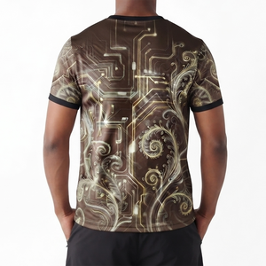 T-shirt de qualité supérieure pour homme, ultra doux, agréable pour la peau, respirant, élégant. - Product Image 2