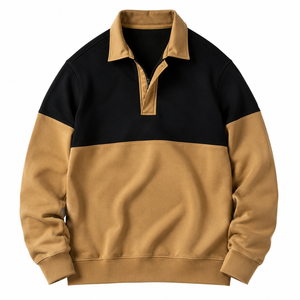 Long Sleeve Rugby Shirt Custom Rugby for Jersey Digital Printing Cotton <b>Linen</b> Breathable Manufacturer OEM Team Wear Wholesale - Product Image 1