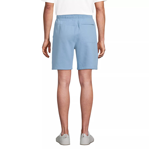 กางเกงขาสั้นผู้ชายเอวกลางผ้าฝ้ายรูดเชือก มีกระเป๋า เหมาะสำหรับออกกำลังกาย ใส่สบายๆ ทรงหลวม สปอร์ตแวร์ วิ่ง ออกกำลังกาย ฟิตเนส - Product Image 6