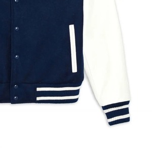 Modern Varsity Look College <b>Baseball</b> Leather Varsity <b>Jacket</b> Breathable Waterproof Custom Embroidery OEM Finished Casual <b>Men</b> - Product Image 4
