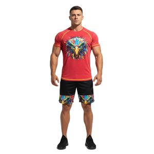 Camisetas transpirables para hombre, cuello redondo, manga corta, tela ligera y cómoda, perfectas para el gimnasio, exportación a granel de fábrica OEM - Product Image 2