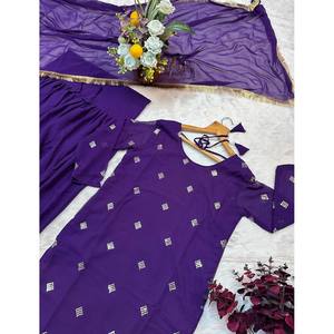 Belle fête porter haut bas Dupatta en taille XS - Product Image 2