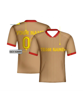 2026 High Quality Breathable <b>Mesh</b> Unisex <b>Short</b> Sleeve Football Shirts Custom Logo Complete Uniform Set - Product Image 2