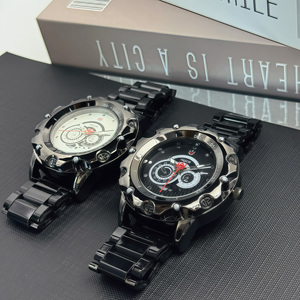 Montre à quartz pour <span class=keywords><strong>homme</strong></span>, boîtier en alliage, style sport et affaires, affichage multi-cadrans à aiguilles en verre, compatible OEM/ODM - Product Image 4