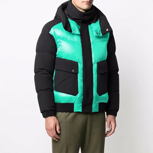Chaqueta Bomber con Cuello Alto de Último Diseño, Chaqueta de Plumón Personalizada para Hombre, Abrigo Grueso y Cálido para Invierno, Ropa de Abrigo para Exteriores - Product Image 5