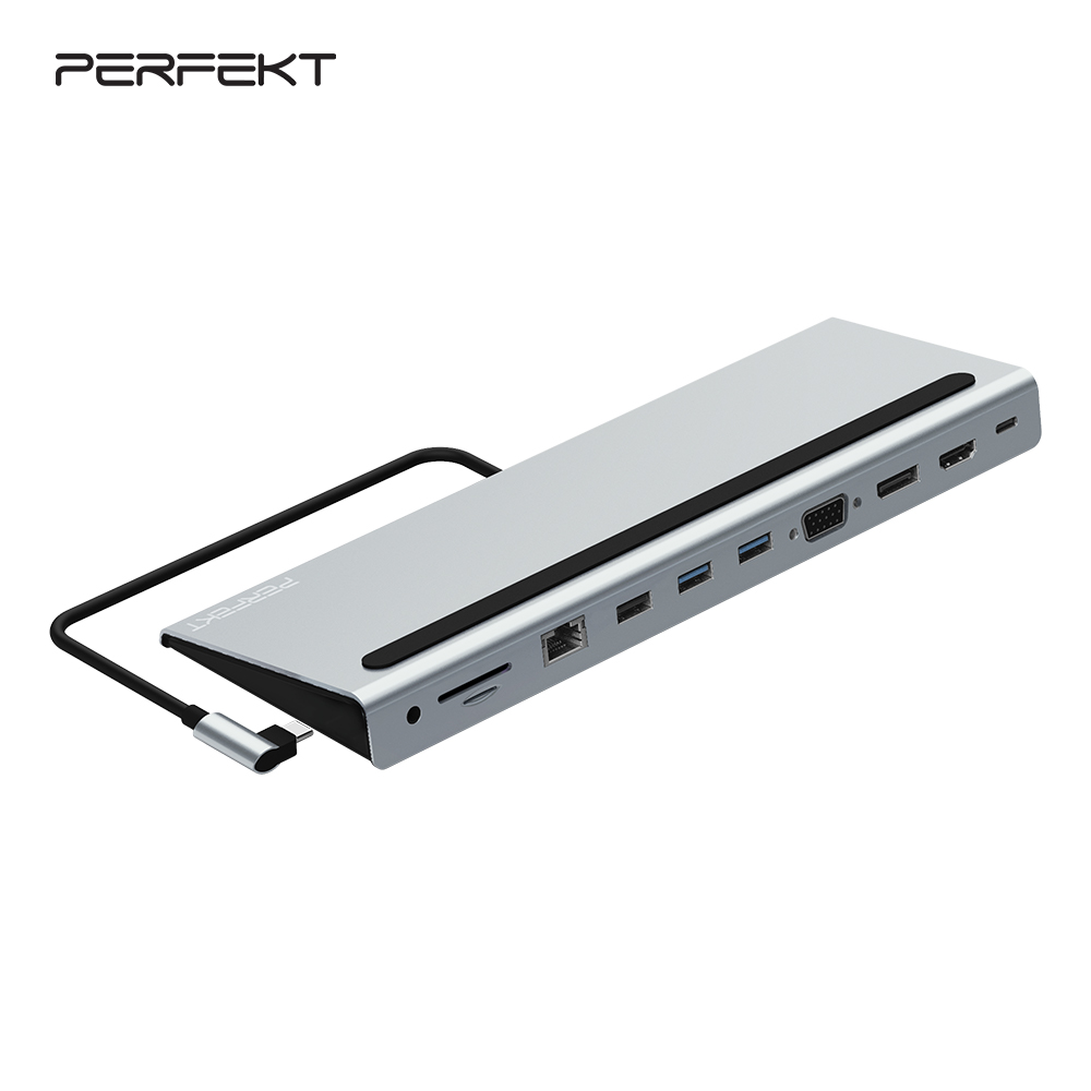 Тип C 11-в-1 USB-C Многофункциональный Док-станции