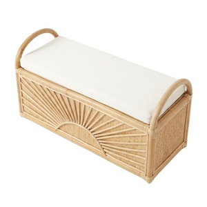 Natural Woven Sun Trunk Children Furniture Kids Room Rattan Organizer Best Quality Factory Price Wholesale Hot Sale Design - Product Image 2