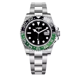 Reloj de Lujo de Alta Calidad, Estilo Hip Hop, con Logotipo Personalizado, de Acero Inoxidable, con Cristal de Zafiro, Esfera Luminosa, Resistente al Agua, Automático - Product Image 4