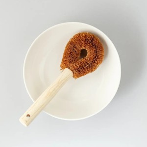 Eco friendly coconut <b>brush</b> natural fiber dishes & <b>bottles</b> <b>brushes</b> best quality household clean tool - Product Image 2