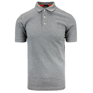 Polo en coton premium pour homme sur mesure, col côtelé à trois boutons, manches courtes, style business décontracté, fabricant OEM ODM - Product Image 4