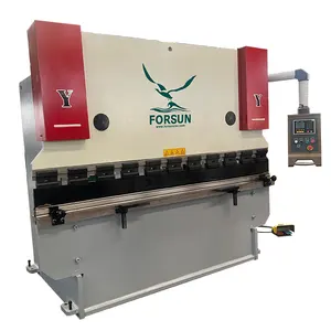 10% OFF!!! 2024 Forsun brand 40T 1600mm size type press brake machine metal steel folding machine bend the iron steel etc metal