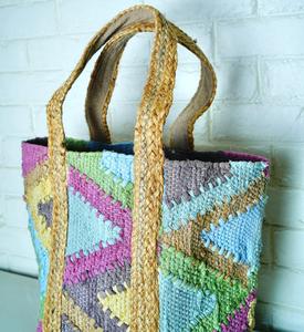 กระเป๋าโท้ทผู้หญิงรักษ์โลกสุดฮิตปี 2026 ดีไซน์โบฮีเมียนคลาสสิก ทนทาน ทำจากเส้นใยปอกระเจาธรรมชาติ จุของได้เยอะ เหมาะสำหรับใส่ของใช้จำเป็นขนาดเล็ก - Product Image 2