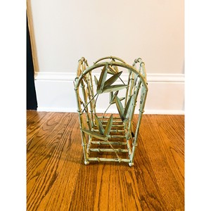 Handcrafted Bamboo Magazine Rack - Eco-Friendly Decorative Storage Solution Wholesale - Product Image 2