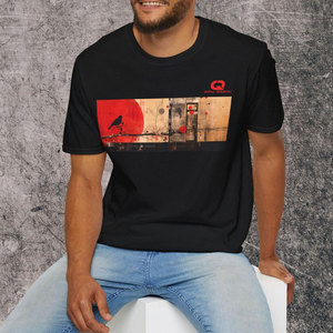 T-shirt graphique décontracté en coton tricoté de qualité pour homme, col rond, manches courtes, été, écologique, respirant - Product Image 6