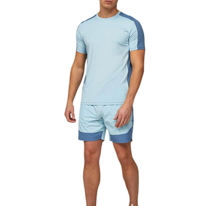 Ensemble de vêtements d'été pour hommes avec logo de marque personnalisé, short et veste coupe-vent, ensemble de deux pièces pour hommes - Product Image 1