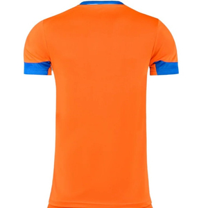 Custom Printed 100% Polyester Breathable Quick Dry Anti-Bacterial Sleeveless Mens Sports Blue Football Jersey Soccer Uniforms - Product Image 3