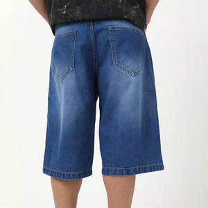 Shorts de Mezclilla para Hombre, Estilo Minimalista, Acabado Limpio, Versátiles, con Costuras Reforzadas, Duraderos para Uso Diario - Product Image 2