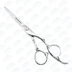 กรรไกรตัดผมแบบมืออาชีพขนาด5.5นิ้วกรรไกรตัดผมมีดสเตนเลสสตีลมีสไตล์440C ร้านตัดผมและช่างทำผม - Product Image 2