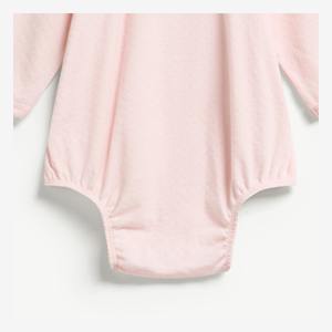 Body de Bebé de Manga Larga con Broches de Jacquard de Algodón para Niña Recién Nacida, ODM Vietnam - Product Image 4