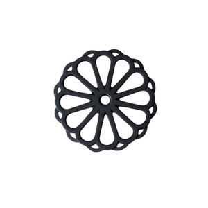 Support élégant en fer noir pour théière, dessous de plat en métal, accessoire de cuisine pour théières et casseroles, prix économique - Product Image 1