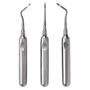 Lot de 3 élévateurs dentaires luxateurs en acier inoxydable, à manche hexagonal courbé, instrument chirurgical pour dentiste - Product Image 6