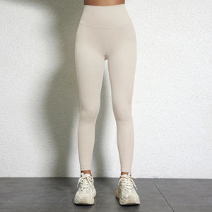 Leggings pour femmes, coupe décontractée, matière extensible légère, taille élastique, pour l'entraînement à domicile et un style décontracté - Product Image 2