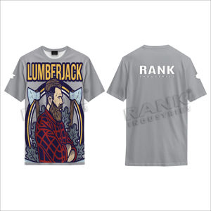 เสื้อยืดผู้ชายพิมพ์ลายโลโก้ตามสั่ง มีสินค้าในสต็อก ระบายอากาศได้ดี ผ้าฝ้าย 100% ขั้นต่ำสั่งซื้อน้อย ราคาถูก ทรงหลวม - Product Image 3