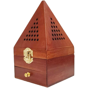 Quemador de Bakhoor hecho a mano de madera y acero inoxidable, forma y tamaño personalizados, Mabkhar del mejor exportador de la India. - Product Image 4