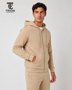 Sudadera con capucha y cremallera para hombre, diseñada para brindar calidez, comodidad y libertad de movimiento, con un aspecto moderno y elegante para uso diario, OEM. - Product Image 5