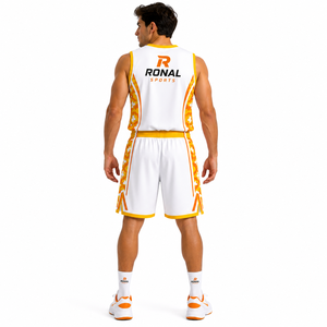 Uniforme de Baloncesto Deportivo Nuevo al por Mayor con Logotipo Personalizado Impreso, Calidad Premium, Último Estilo, Uniforme Totalmente Personalizado - Product Image 4