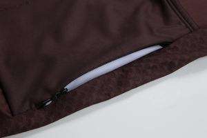 Conjunto de Jersey de ciclismo para hombre personalizable, kit de bicicleta a prueba de viento con bolsillo trasero con cremallera y pantalones cortos con pechera para montar en bicicleta - Product Image 5