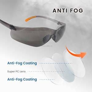 SA1926 lunettes de sécurité anti-buée transparentes sans monture - Product Image 3