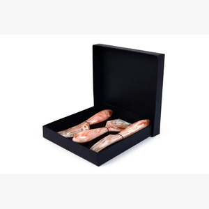 Ensemble de couteaux à fromage de luxe, élégant, classique et écologique, avec manche plat en résine brillante, qualité supérieure, compatible lave-vaisselle pour la cuisine - Product Image 1