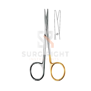 Ciseaux chirurgicaux courbés professionnels pour bébé Metzenbaum en acier inoxydable et carbure de tungstène, instrument manuel, Blush Surgical CE - Product Image 2