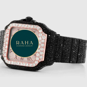 RAHA นาฬิกาสแตนเลสสตีลหรูหรา ตัวเรือนทรงกลม 41 มม. แบบอะนาล็อก กันน้ำ ตัวล็อคแบบผีเสื้อ เครื่องประดับแฟชั่นสำหรับทุกเพศ - Product Image 3