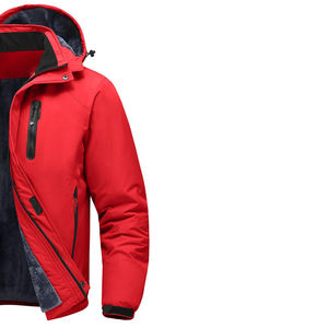Veste de ski imperméable pour homme, doublée en polaire, manteau d'hiver coupe-vent, veste de snowboard thermique, parka de montagne à capuche pour sports de plein air - Product Image 4
