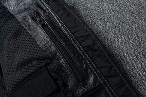 Chaqueta de Motocicleta de Cuero Genuino Transpirable de Alta Calidad, Personalizable en Color, Resistente al Viento, con Talla Personalizada para Motociclistas - Product Image 6