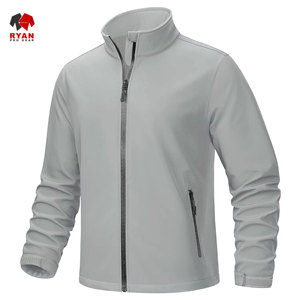 แจ็คเก็ตซอฟต์เชลล์แบบมีซิปสำหรับผู้ชาย ดีไซน์สั่งทำพิเศษจาก Ryan Pro Gear พร้อมโลโก้สั่งทำ ผ้าระบายอากาศได้ดี - Product Image 6